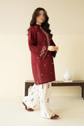AISLING  PURE LAWN UNSTITCHED 2PC EMBROIDERED