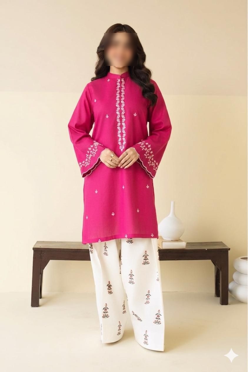 AISLING  PURE LAWN UNSTITCHED 2PC EMBROIDERED