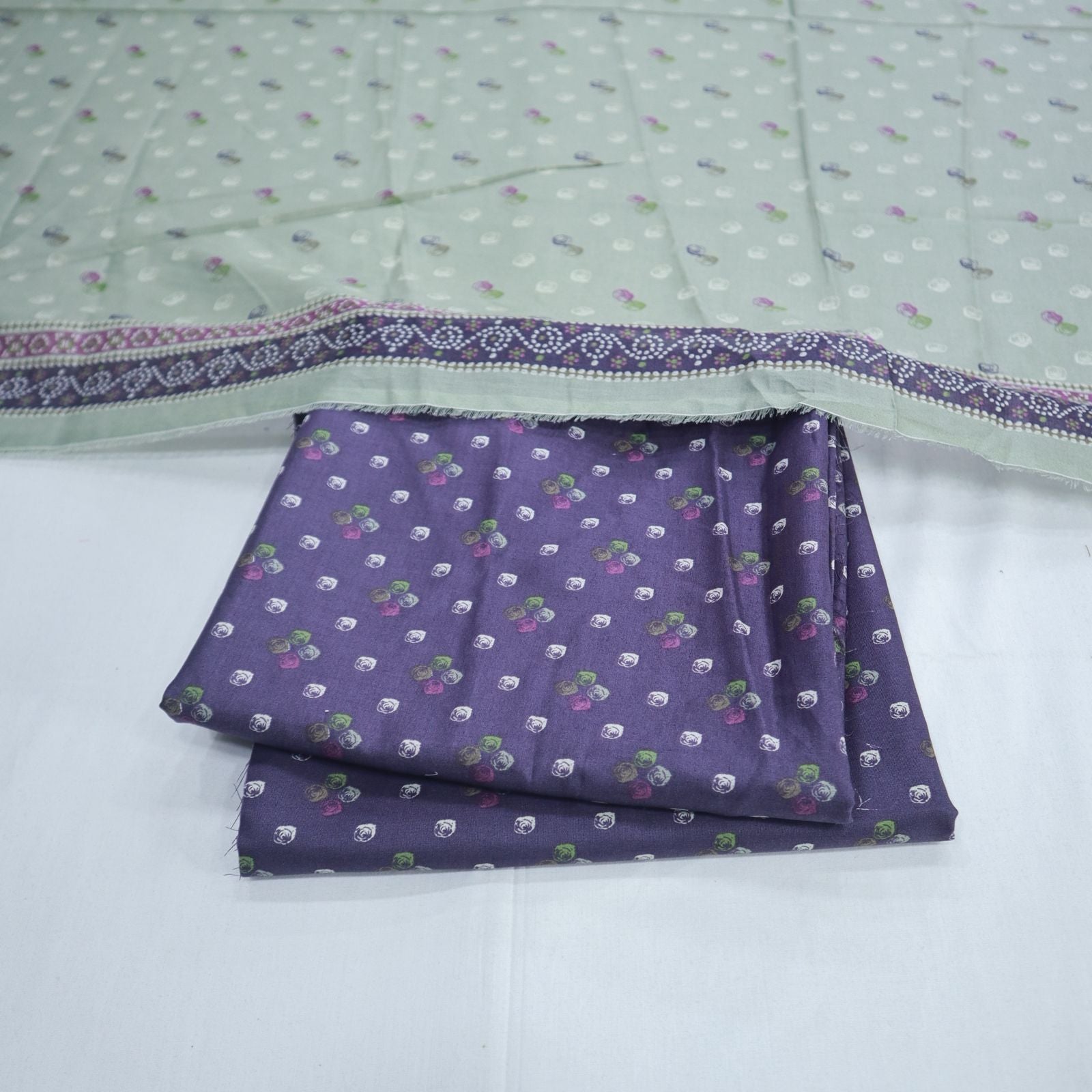 Bin Saeed 3psc Unstitched Lawn Suit