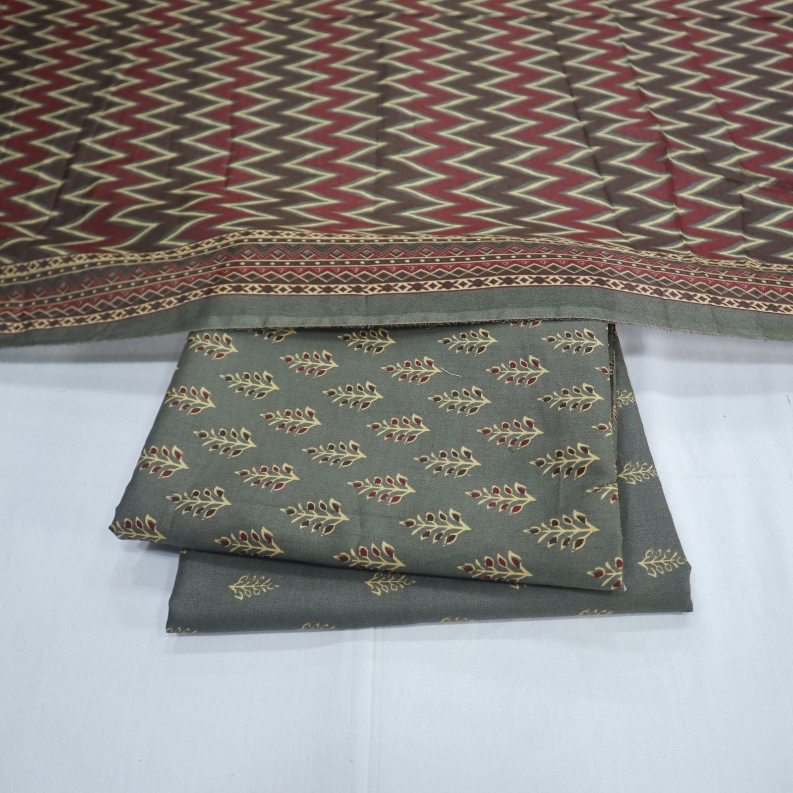 Bin Saeed 3psc Unstitched Lawn Suit